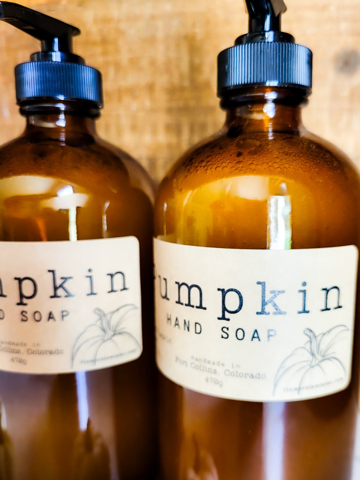Pumpkin Hand Soap - Flowers in Winter Shop