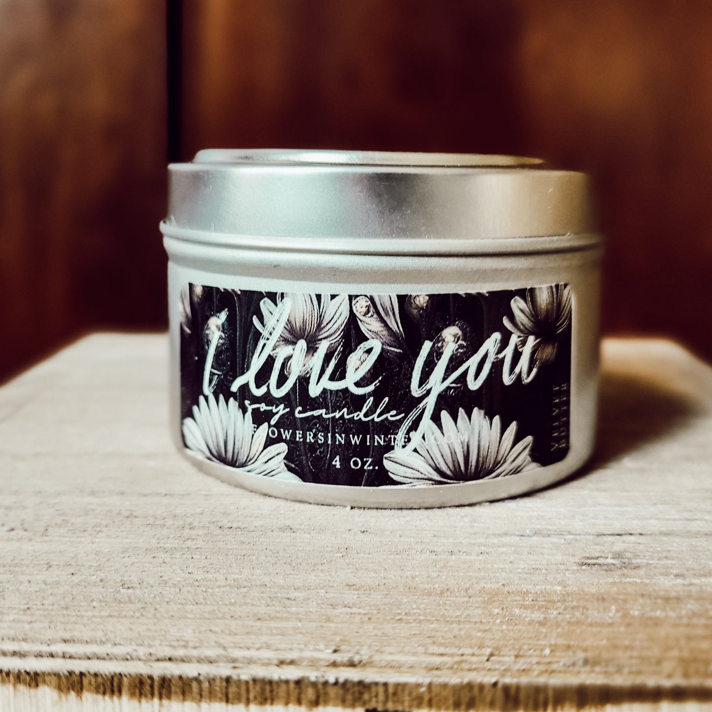 Valentine-themed Candles - Flowers in Winter Shop