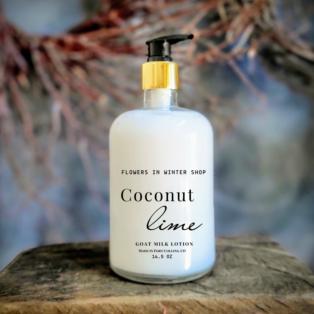 Goat Milk Lotion - Flowers in Winter Shop