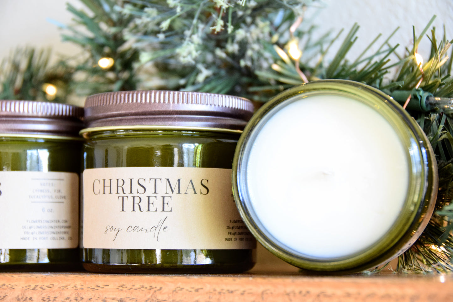 Christmas Tree Soy Candle