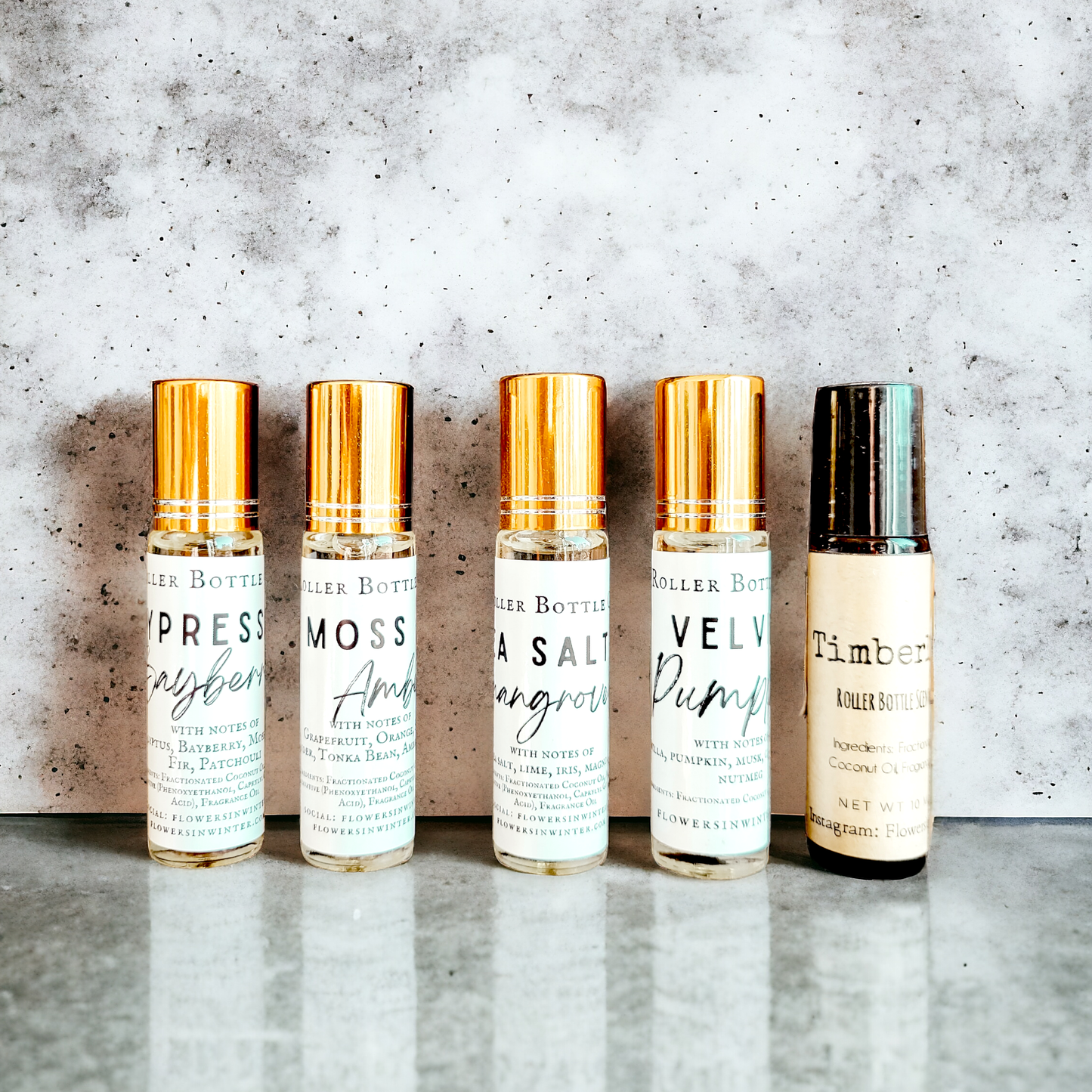 Roller Bottle Skin Oil - Flowers in Winter Shop