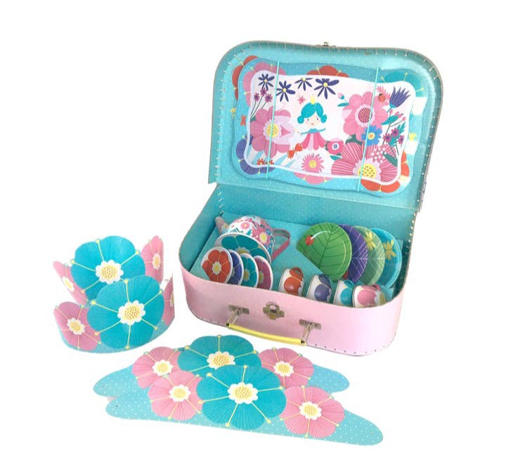 Flower Fairy Tin Tea Set - Flowers in Winter Shop