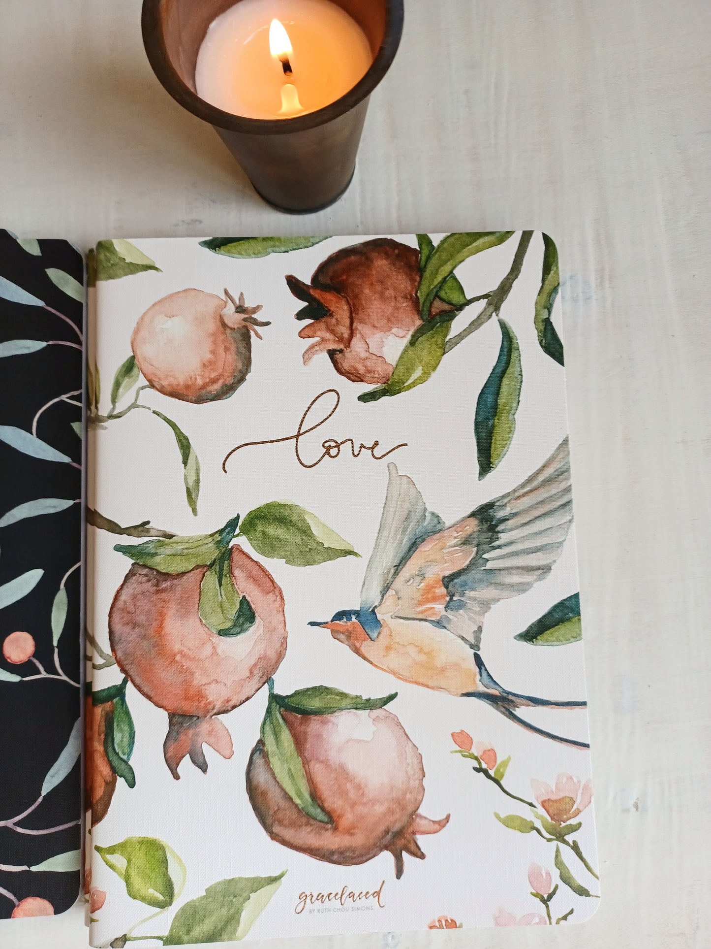 Journal Faith Hope Love - Flowers in Winter Shop