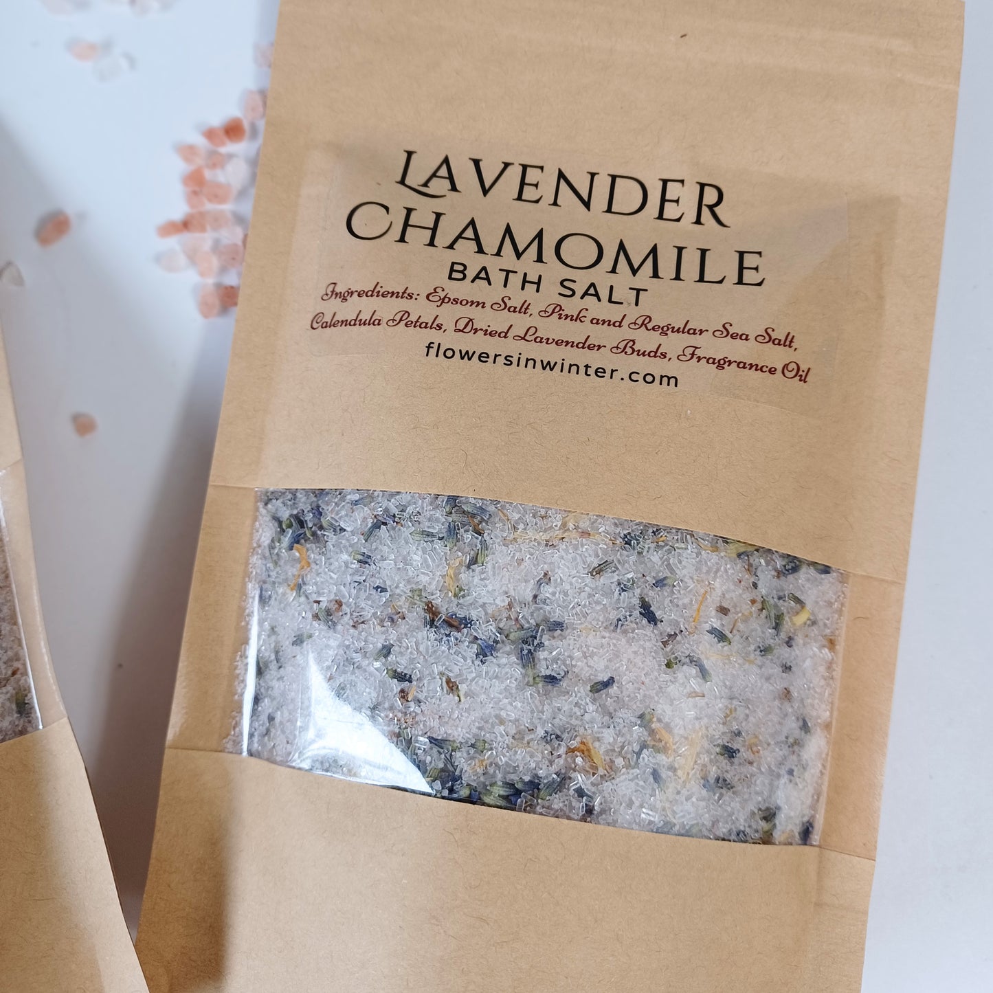 Lavender Chamomile Bath Salts - Flowers in Winter Shop