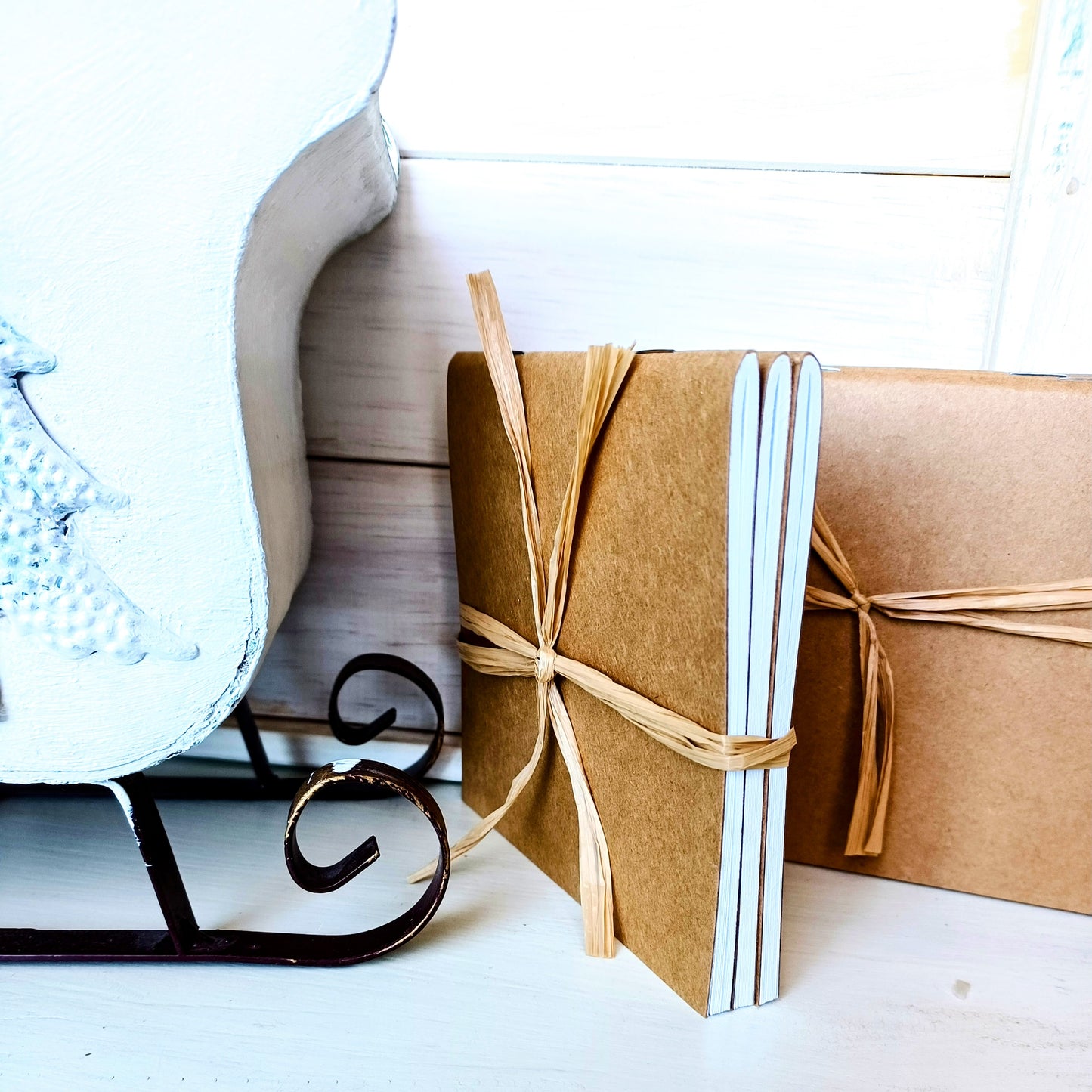 Small Kraft Paper Journals, Pack of 3 - Flowers in Winter Shop