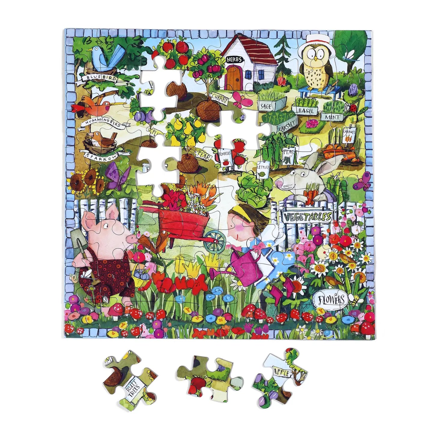 Growing a Garden 64 Piece Puzzle - Flowers in Winter Shop