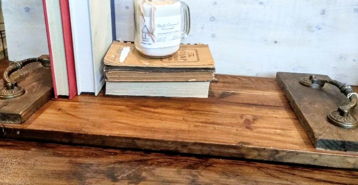 Wooden Tray - Flowers in Winter Shop