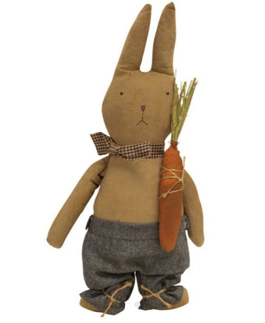 Standing Bunny w/Carrot - Flowers in Winter Shop