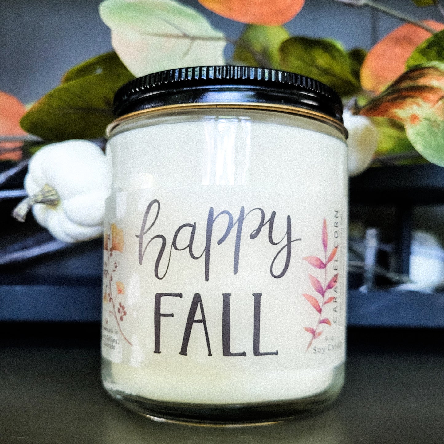 Fall Container Soy Candle - Flowers in Winter Shop