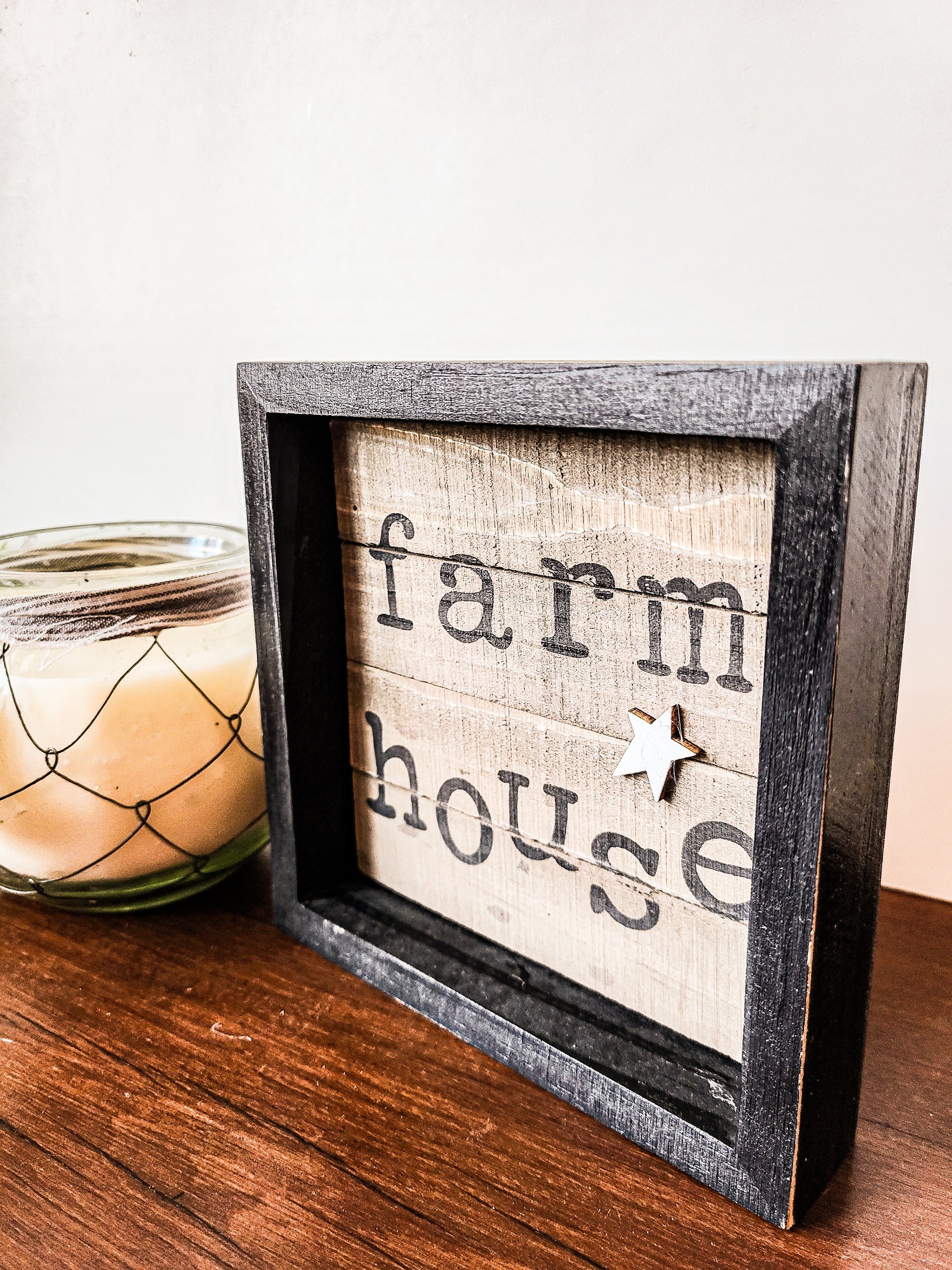 Farmhouse Slat Sign - Flowers in Winter Shop