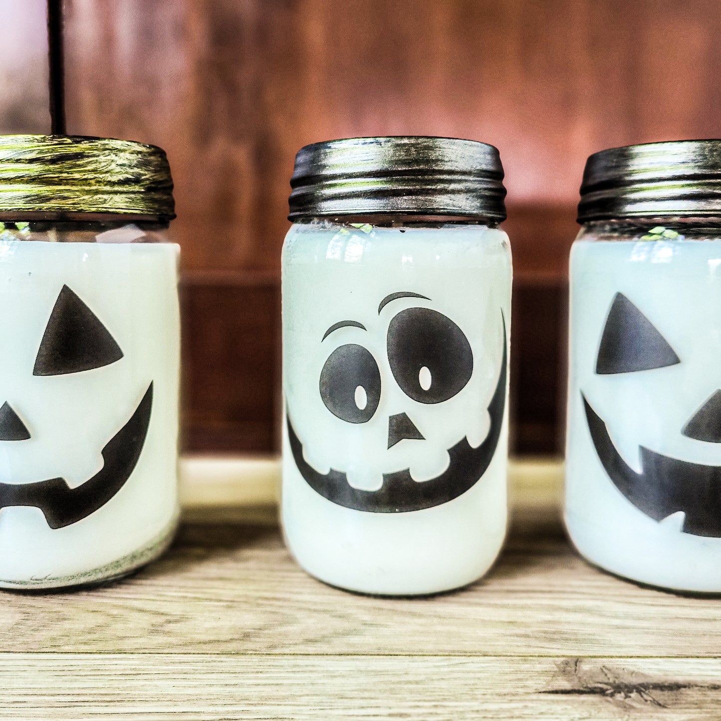 Mason Jar Halloween Soy Candles