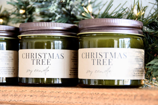 Christmas Tree Soy Candle