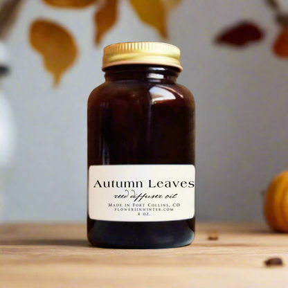 Autumn Leaves Reed Diffuser Oil - Flowers in Winter Shop