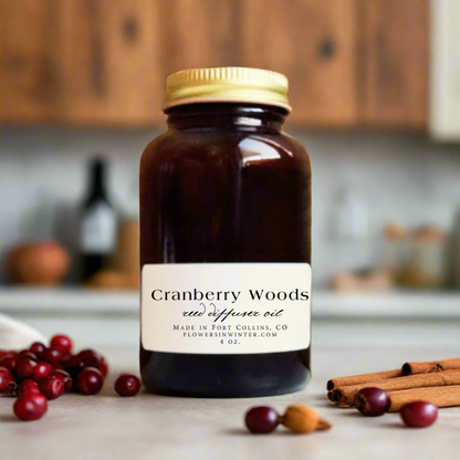 Cranberry Woods Reed Diffuser Oil - Flowers in Winter Shop