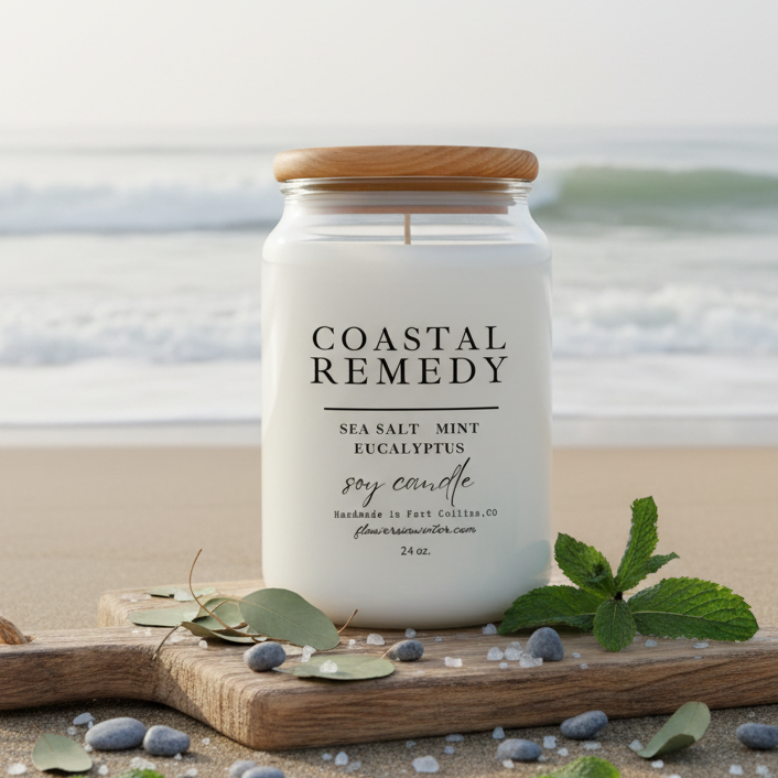 Coastal Remedy Soy Candle 24 oz