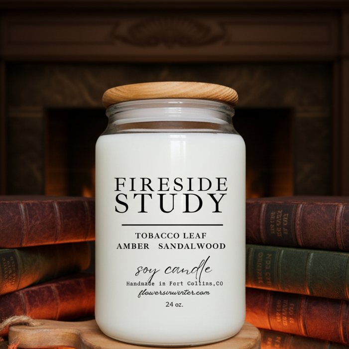 Fireside Study Candle 24 oz