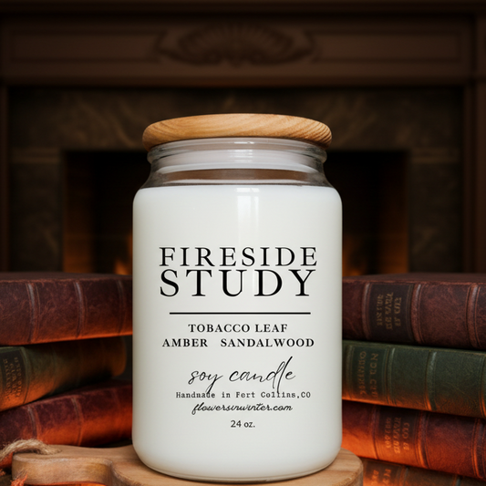 Fireside Study Candle 24 oz