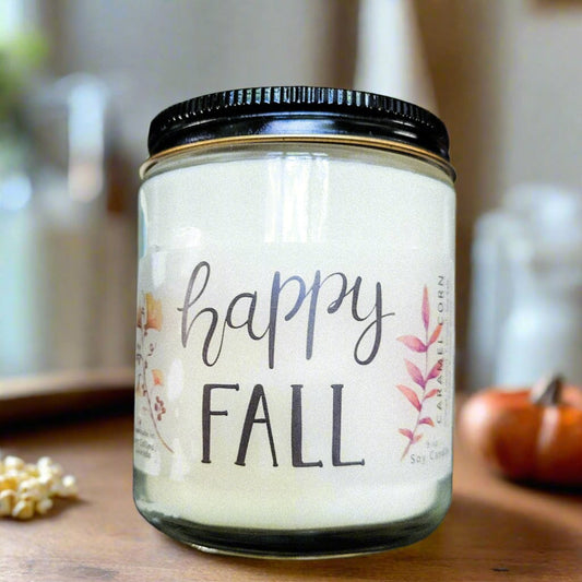 Fall Container Soy Candle - Flowers in Winter Shop
