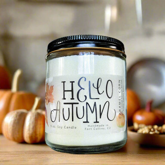 Fall Container Soy Candle - Flowers in Winter Shop