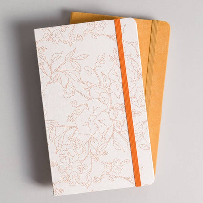 Fresh Foliage 2-Pack Journal Set, Lined & Dot Grid - Flowers in Winter Shop