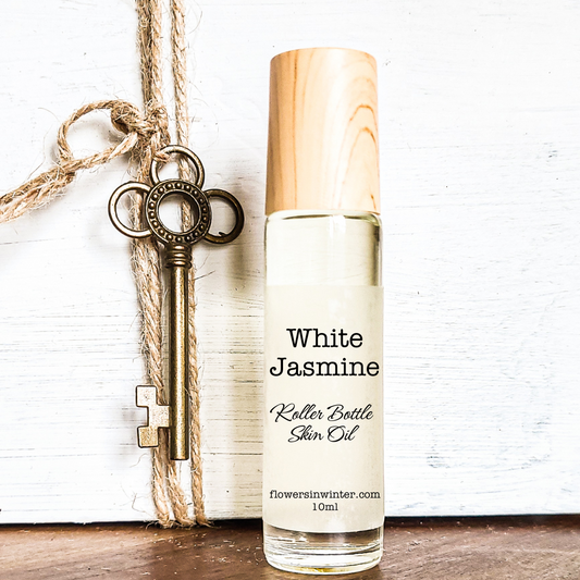 White Jasmine Roller Bottle Oil - Flowers in Winter Shop