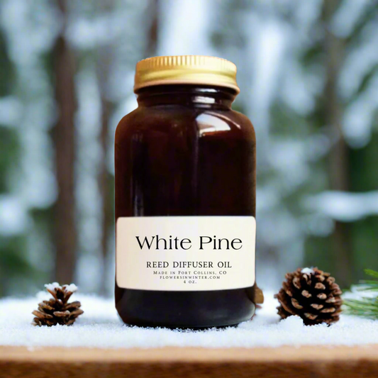 White Pine Reed Diffuser Oil - Flowers in WInter Shop