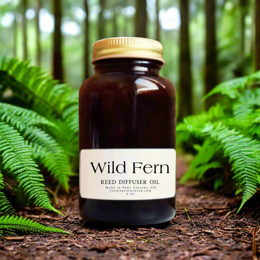 Wild Fern Reed Diffuser Oil - Flowers in Winter Shop