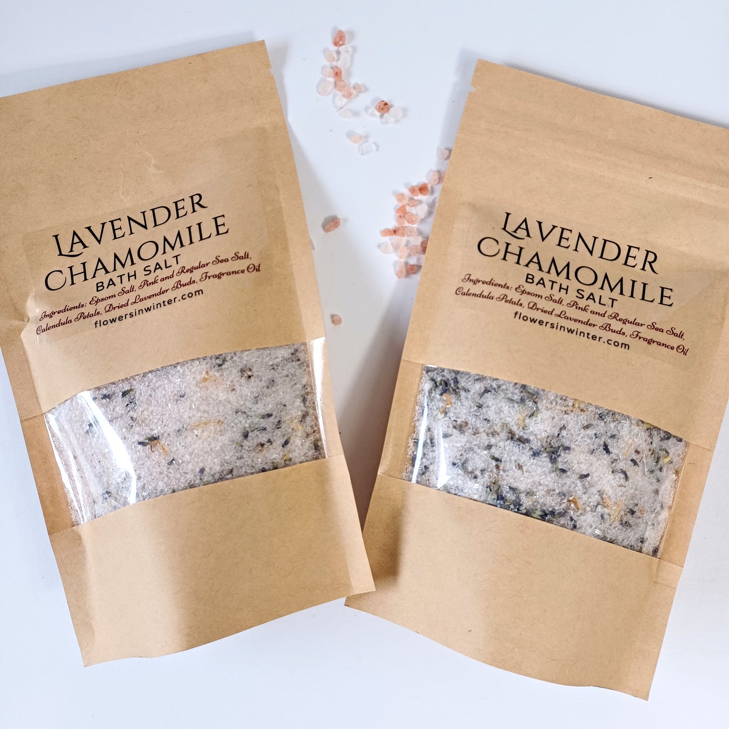 Lavender Chamomile Bath Salts - Flowers in Winter Shop