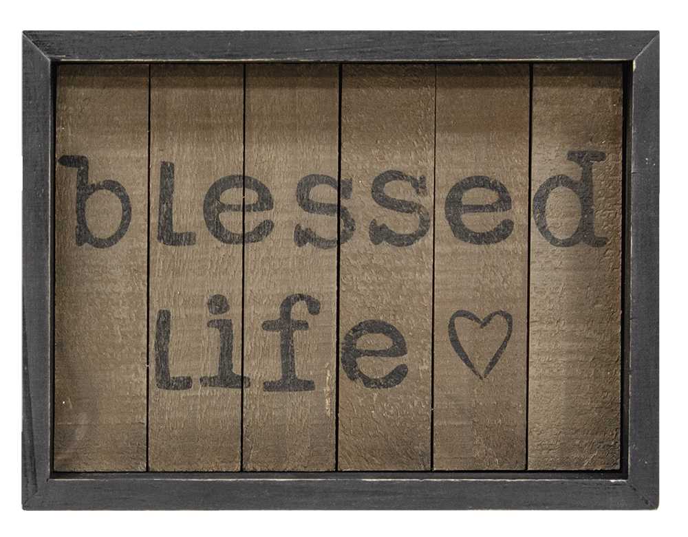 Blessed Life Sign - Flowers in Winter Shop