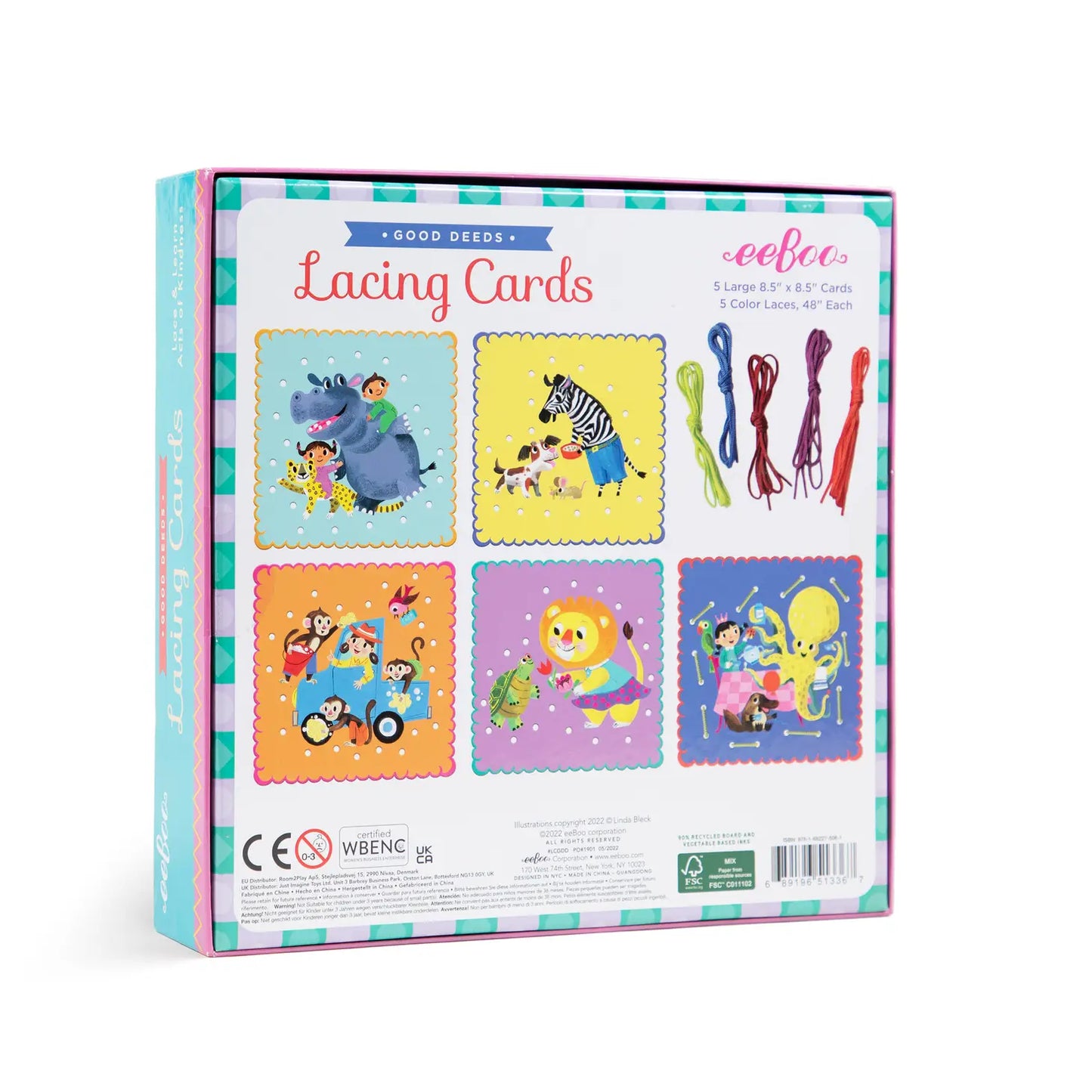 Good Deeds Lacing Cards - Flowers in Winter Shop