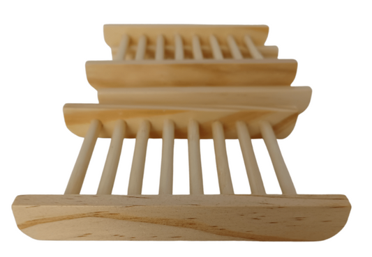 Ladder Rack Wooden Soap Dish - Flowers in Winter Shop