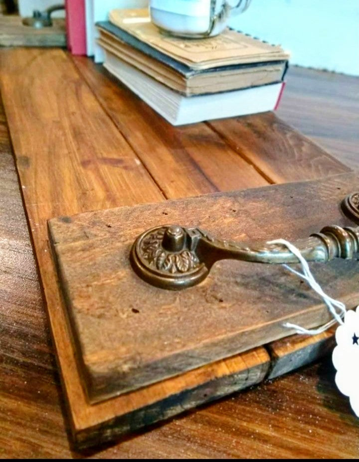 Wooden Tray - Flowers in Winter Shop